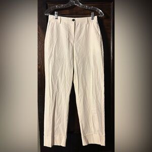 Massimo Alba Cream Cotton Pants